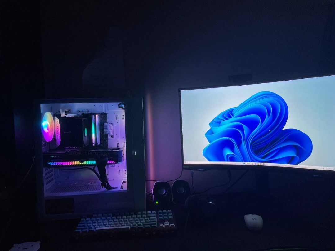 Rtx 3080 gaming pc + 240hz monitor, Computers & Tech, Desktops on Carousell
