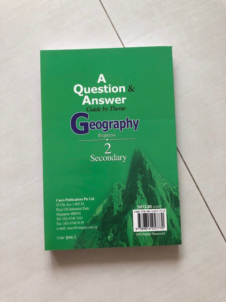 S2 Geography, Hobbies & Toys, Books & Magazines, Assessment Books on Carousell