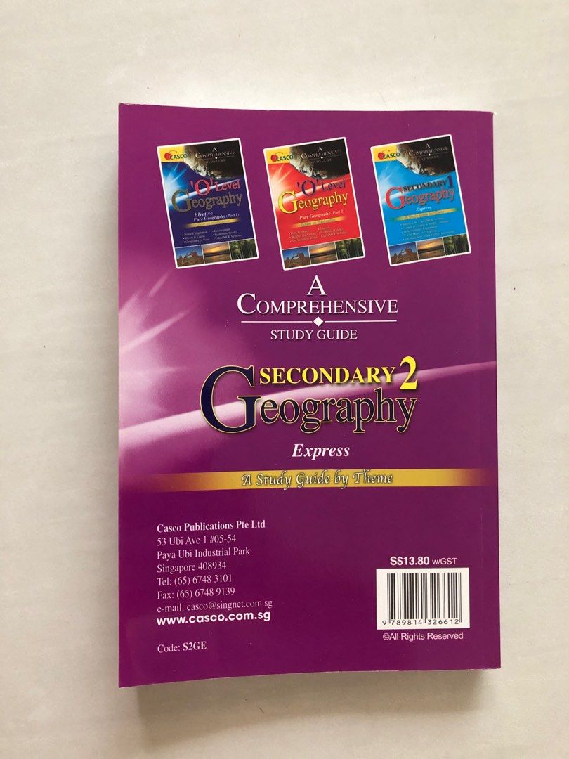 S2 Geography, Hobbies & Toys, Books & Magazines, Assessment Books on Carousell