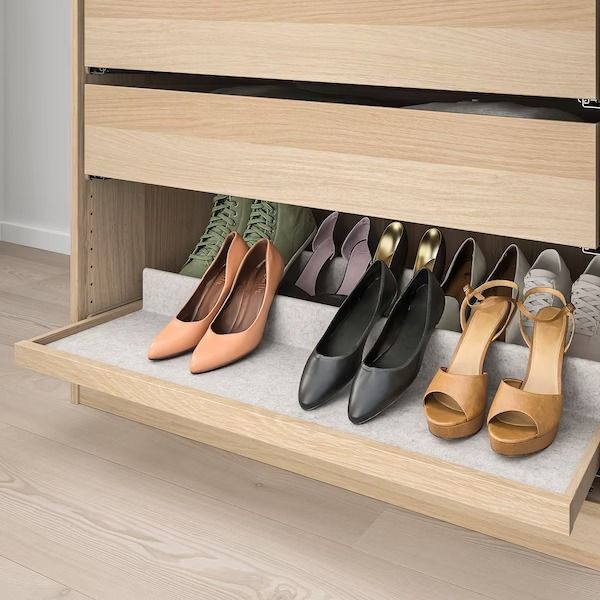 SALE IKEA KOMPLEMENT Shoe insert for pull out tray light grey