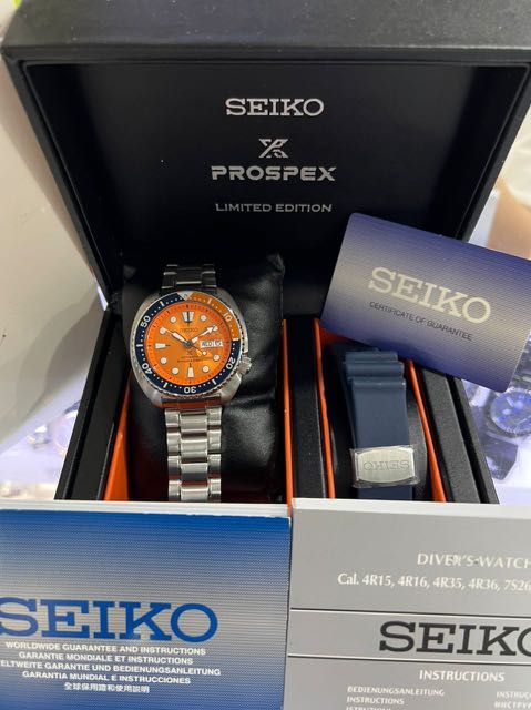 Seiko prospex limited edition sale orange