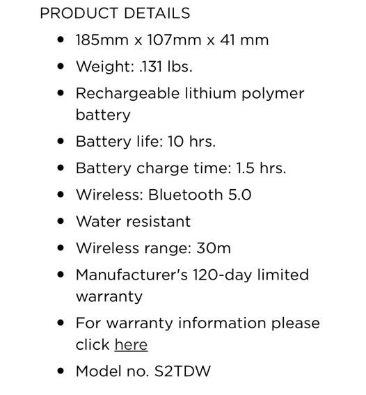 Skullcandy s2tdw hotsell pairing