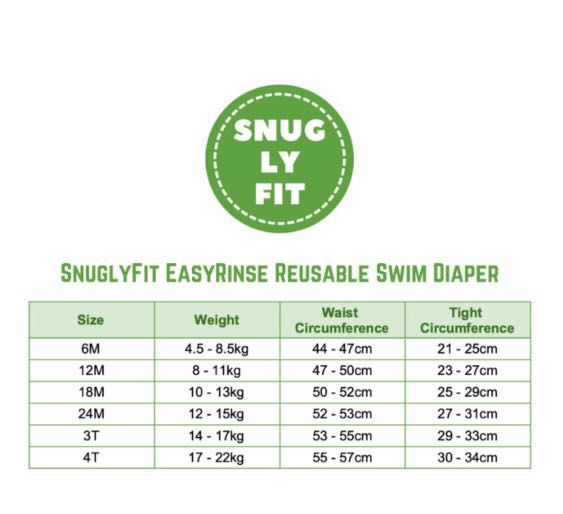 Snugly Fit Swim Diaper, Babies & Kids, Bathing & Changing, Diapers