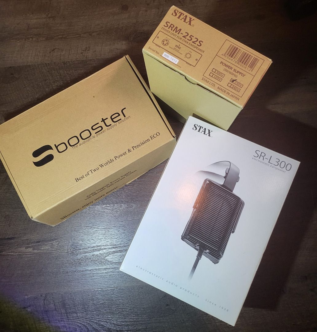STAX SR-L300 and SRM-252S - Upgraded - Complete Set - Mint Condition ...