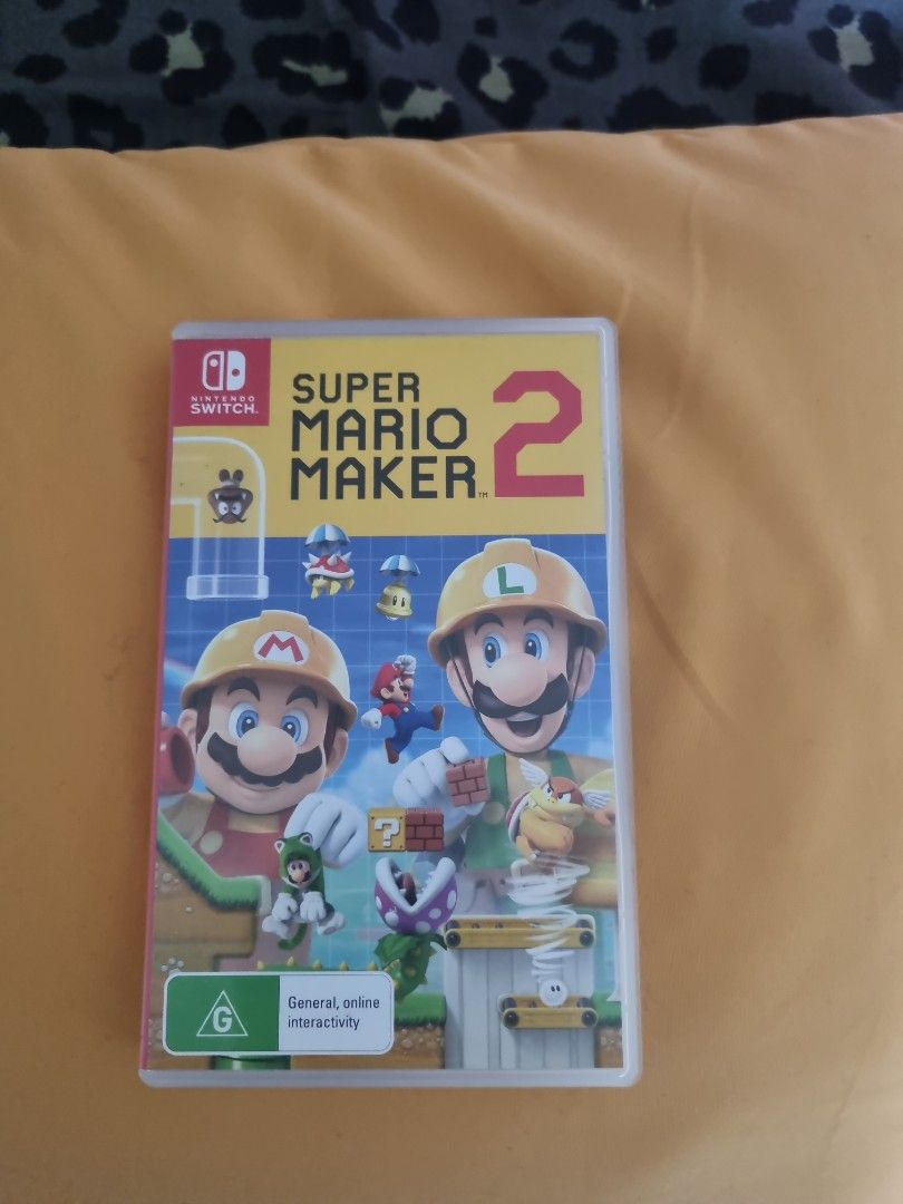 Super Mario Maker 2 for Nintendo Switch, Video Gaming, Video Games