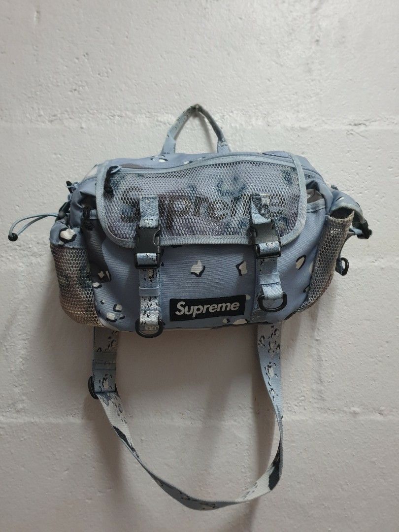 Supreme waist bag ss20 blue camo deals