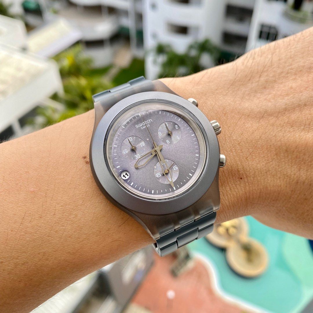 Swatch irony cheap diaphane chrono