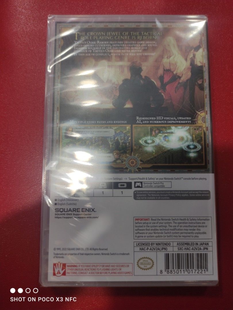 Switch Tactic Ogre Reborn, Video Gaming, Video Games, Nintendo on Carousell