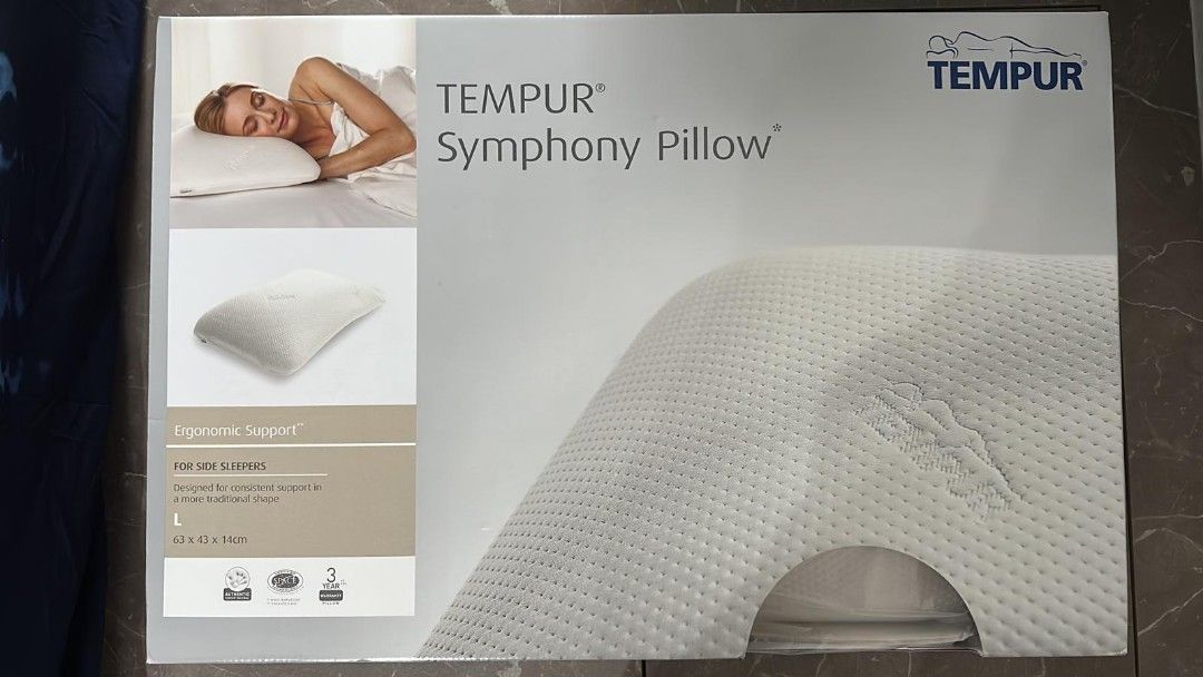 Tempur Symphony Pillow Large BNIB Free Delivery, Furniture & Home