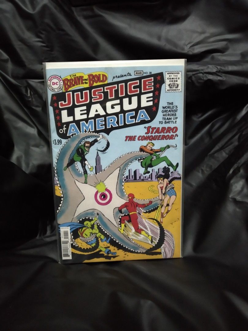 The Brave and the Bold Presents Justice League of America The World's  Greatest Heroes Team Up To Battle STARRO THE CONQUEROR!, Hobbies & Toys,  Books & Magazines, Comics & Manga on Carousell