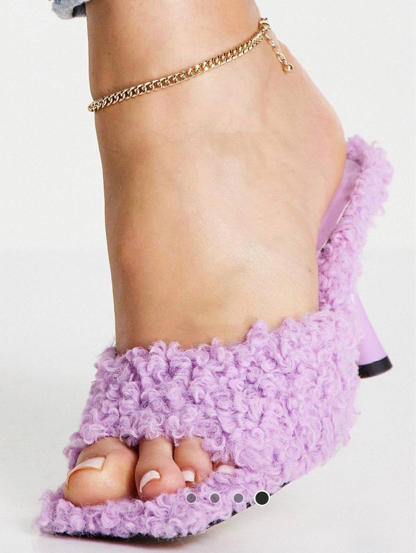 Topshop ruffle mules on sale