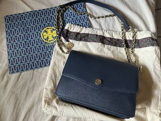 Qoo10 - TORY BURCH ROBINSON COLOR-BLOCK CONVERTIBLE SHOULDER BAG 54661☆100%  AU : Bag & Wallet