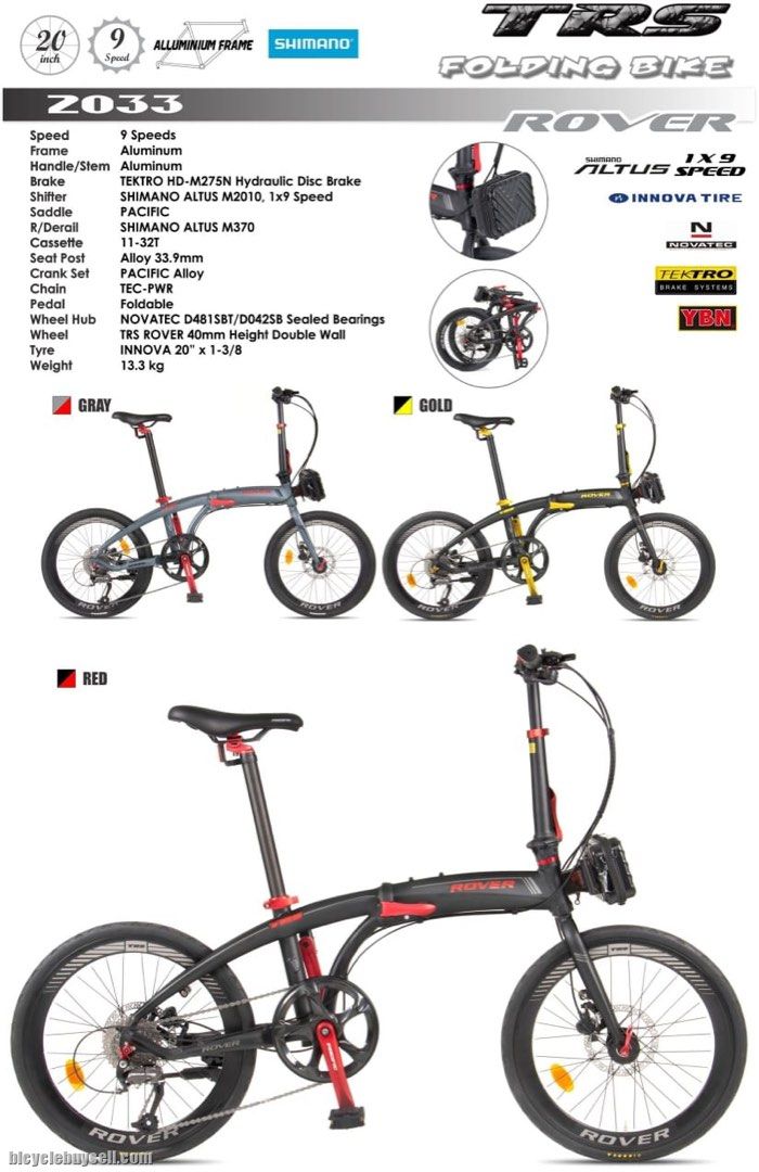 Rover folding bike new arrivals