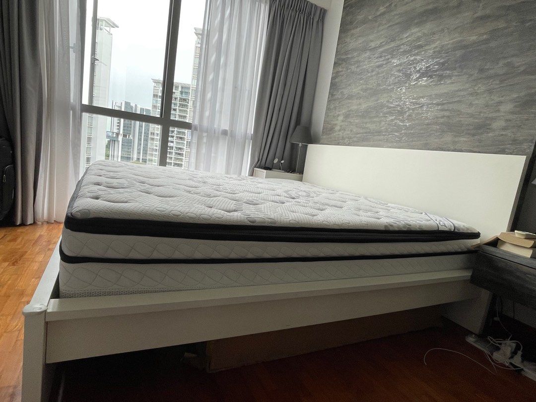 UK king size bed and mattress, Furniture & Home Living, Furniture, Bed