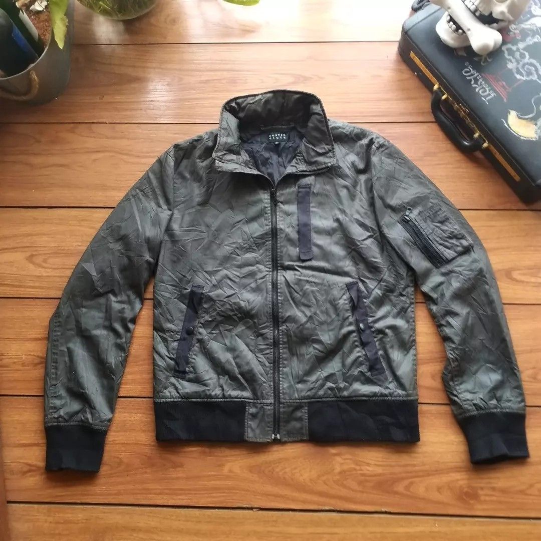 Uniqlo Coated Cloth Jacket wax waxed waterproof anti air barbour