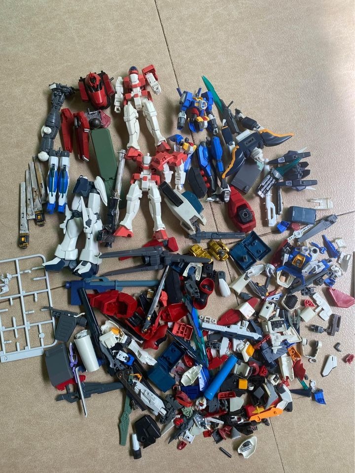 various gundam scraps take all bandai and bl pack message for more pics ...