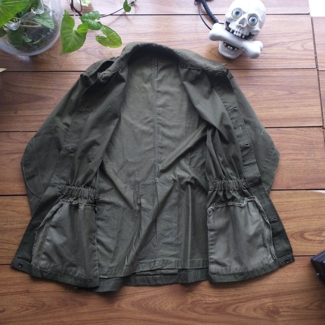 Vintage Italian military army shirt jacket, alpha industries avirex