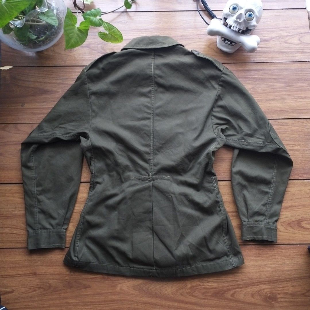 Vintage Italian military army shirt jacket, alpha industries avirex