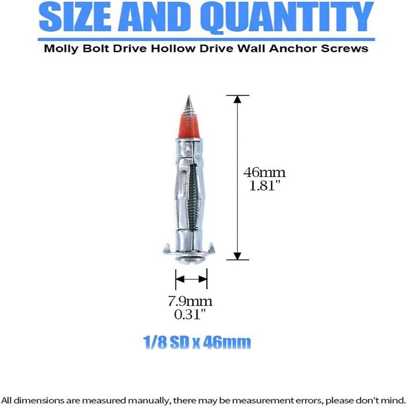 wall plug anchor Hollow Wall Anchors Heavy Duty Metal Cavity