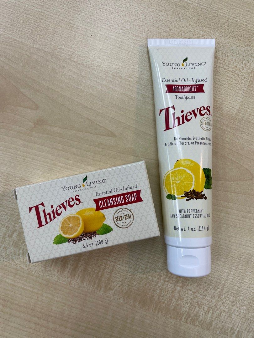 Young Living Thieves Aromabright Toothe Paste & Cleansing Soap, Beauty