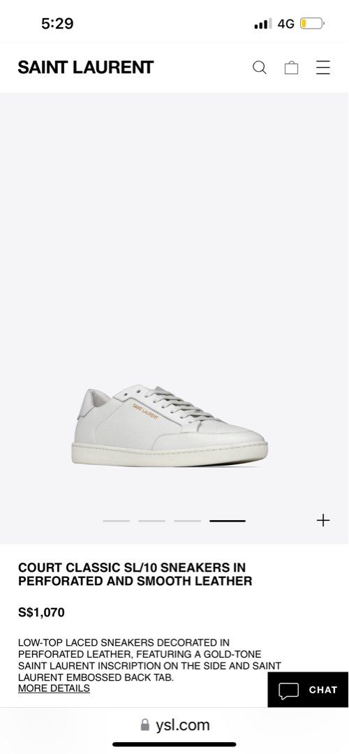 YSL Court Classic SL10 sneakers Men #39 s Fashion Footwear Sneakers on