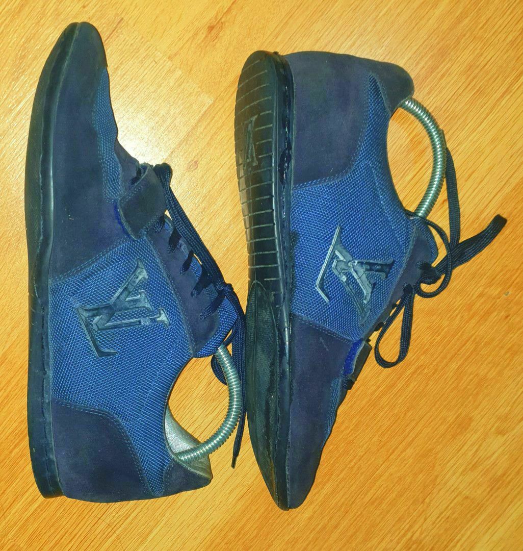 Louis Vuitton Black Varsity Low LV Sneaker Men's US 7.5 8lva71w, Size: One Size