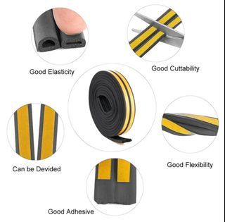 10M self adhesive soundproof Anti collision Rubber weather