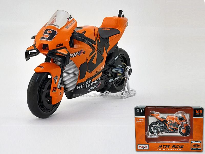 Miniature moto GP KTM RC16 Factory Racing Pettruci 9