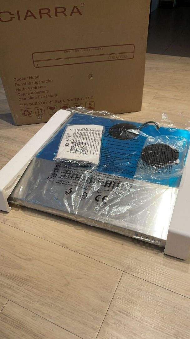 3626) CIARRA 60cm Visor Cooker Hood Hoods Stainless Steel Wall Mounted Kitchen