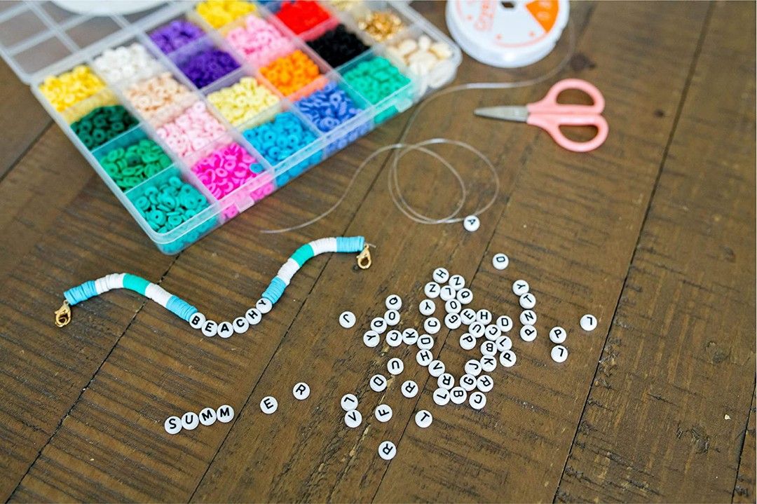 4500 Clay Beads 260 Letters Polymer Jewelry Making Kit + more NEW