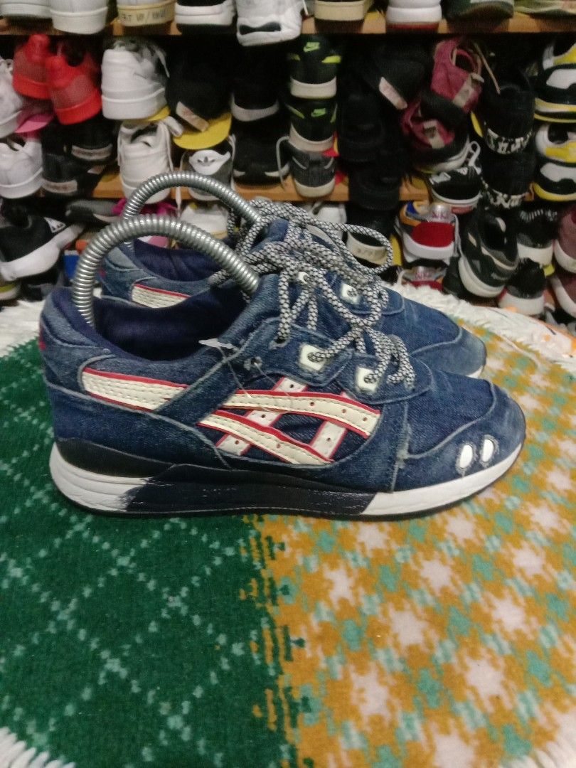 Kasut denim sales