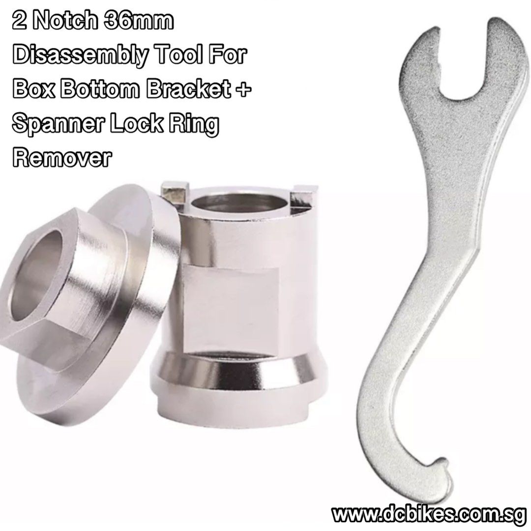 2 Notch 36mm Disassembly Tool For Box Bottom Bracket BB Spanner Lock Ring Remover Dcbikes For Retro Mountain Road Vintage Bicycle PRICE FOR