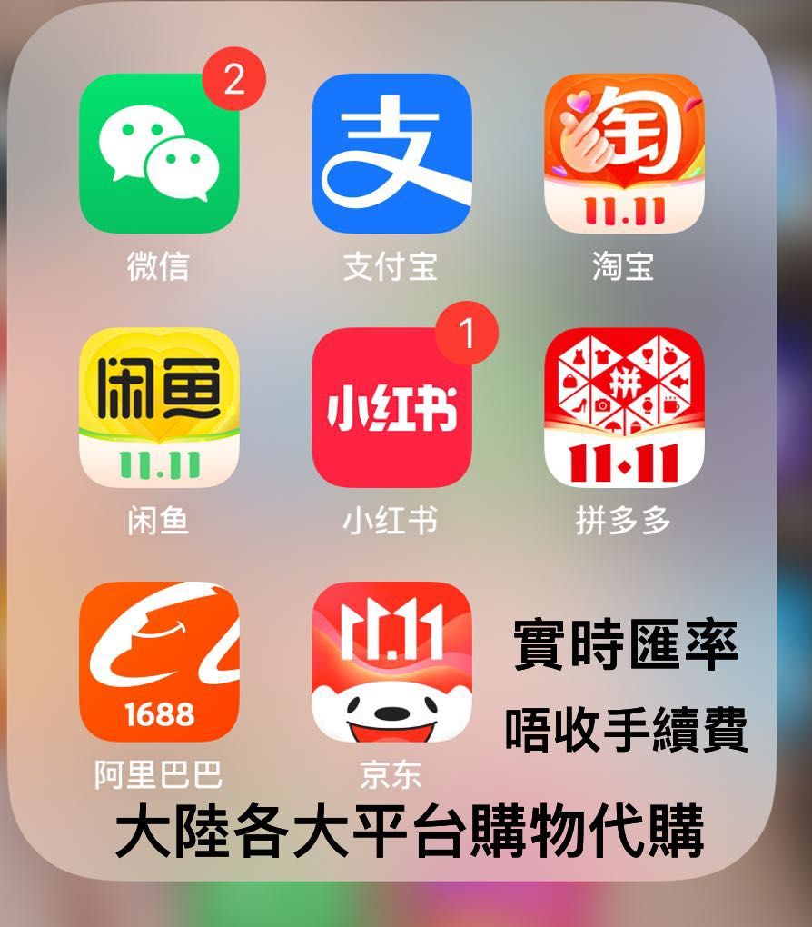 淘寶國內大陸各平台集運閒魚阿里巴巴拼多多天貓微店小紅書淘寶代購, 其他, 其他- Carousell