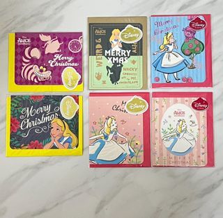 【現貨，價錢為每張售價】迪士尼 聖誕卡 聖誕咭 Christmas card 萬用卡 生日卡 感謝卡 公主卡 美人魚 arial 貝兒 belle 白雪公主 snow white 冰雪奇緣 frozen 愛麗絲 alice 長髮公主 rapunzel 睡公主 cinderella