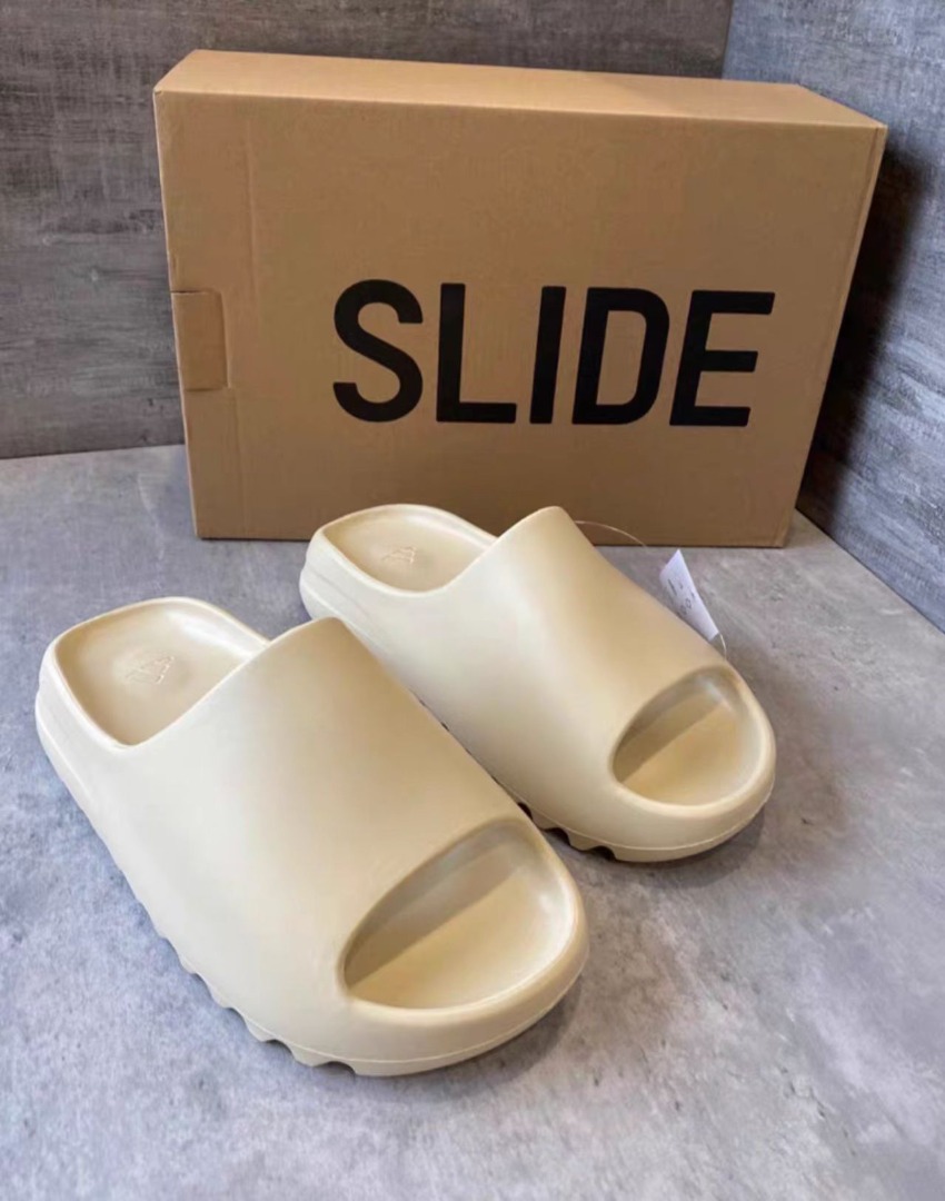 全新正品🔥 adidas originals Yeezy Slide 潮流運動拖鞋骨白, 女裝, 鞋