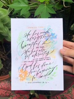 💫☄️ Special price for 2 curated calligraphy pieces A4/A5