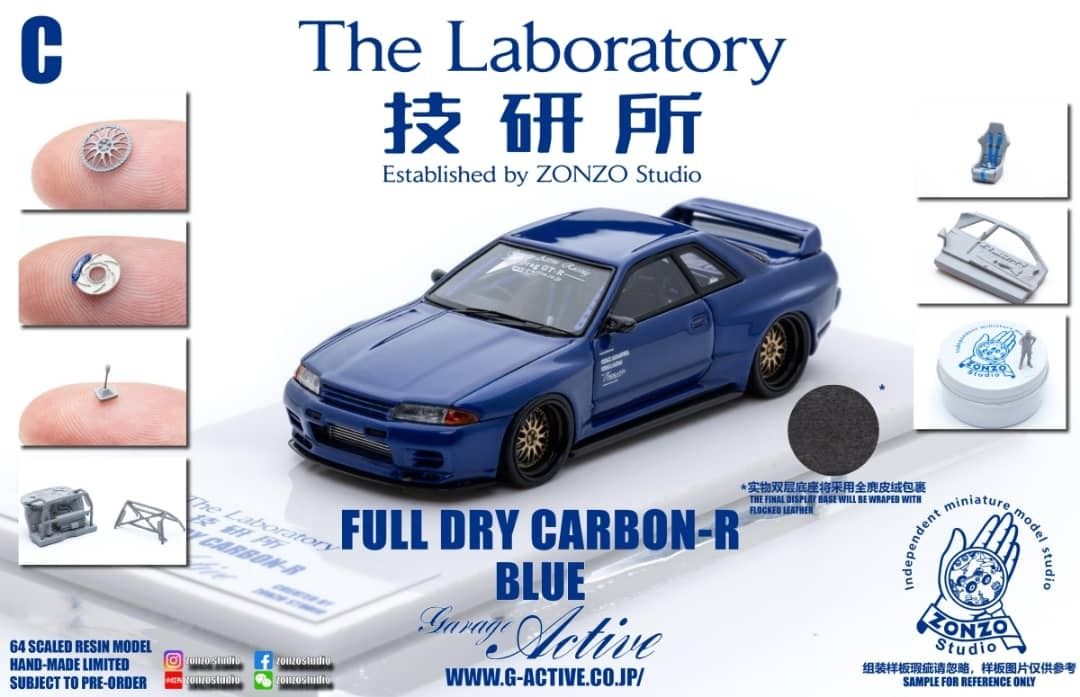 預購] The Laboratory 1/64 Skyline GT-R R32 Garage Active改裝SEMA