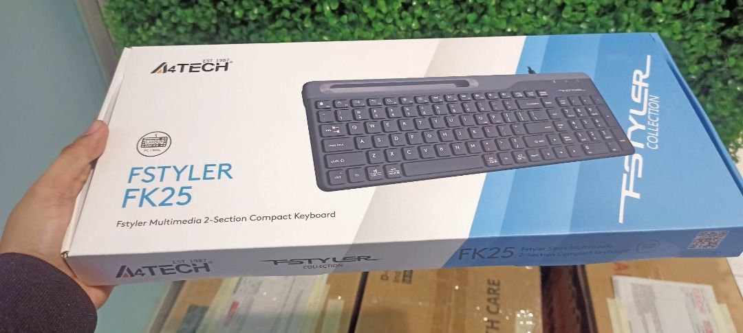 A4Tech Fstyler FK25 2-Section Compact Keyboard USB Black, Computers ...