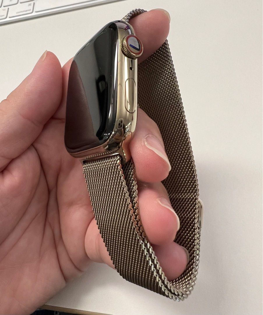 AC+ warranty Apple Watch Series 7 GPS+ Cellular, 45mm gold Milanese