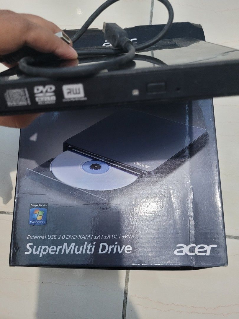 Acer USB External CD player, Computers & Tech, Parts & Accessories ...