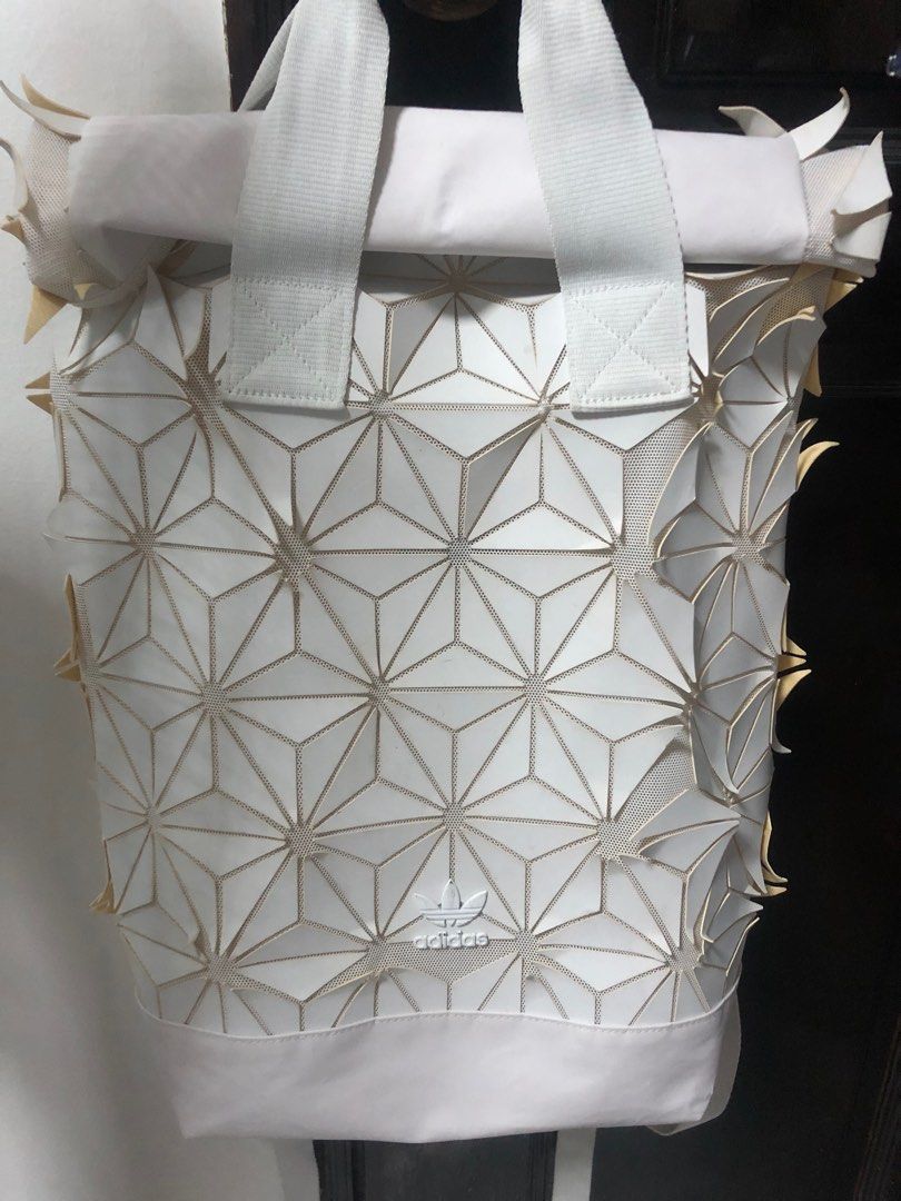 Adidas 3d roll discount top backpack white