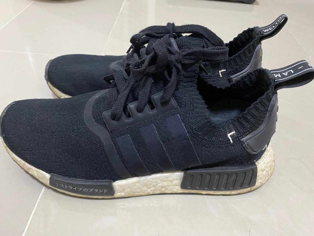 Conform border Substantial Adidas NMD R1 Japan Boost Black, Men's Fashion, Footwear, Sneakers on  Carousell