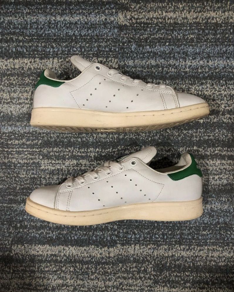 Adidas Stan Smith OG Tumbled Leather Green Tab Women s Fashion
