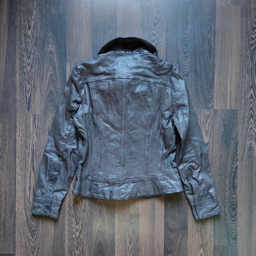 All saints belvedere leather jacket on sale