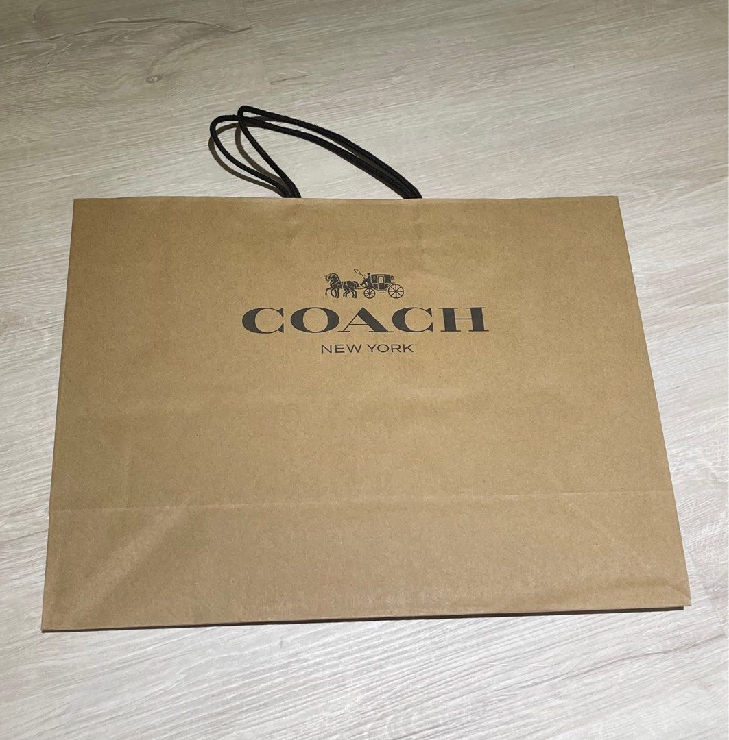 coach紙袋 - 折り財布