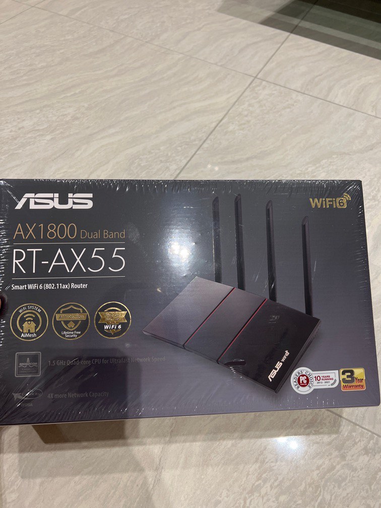 Asus RT-AX55 WiFi 6 Router, Computers & Tech, Parts & Accessories ...