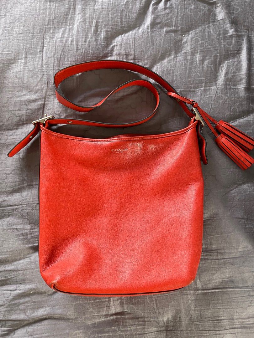 Authentic Coach Leather Bag, Women's Fashion, Bags & Wallets, Shoulder Bags on Carousell