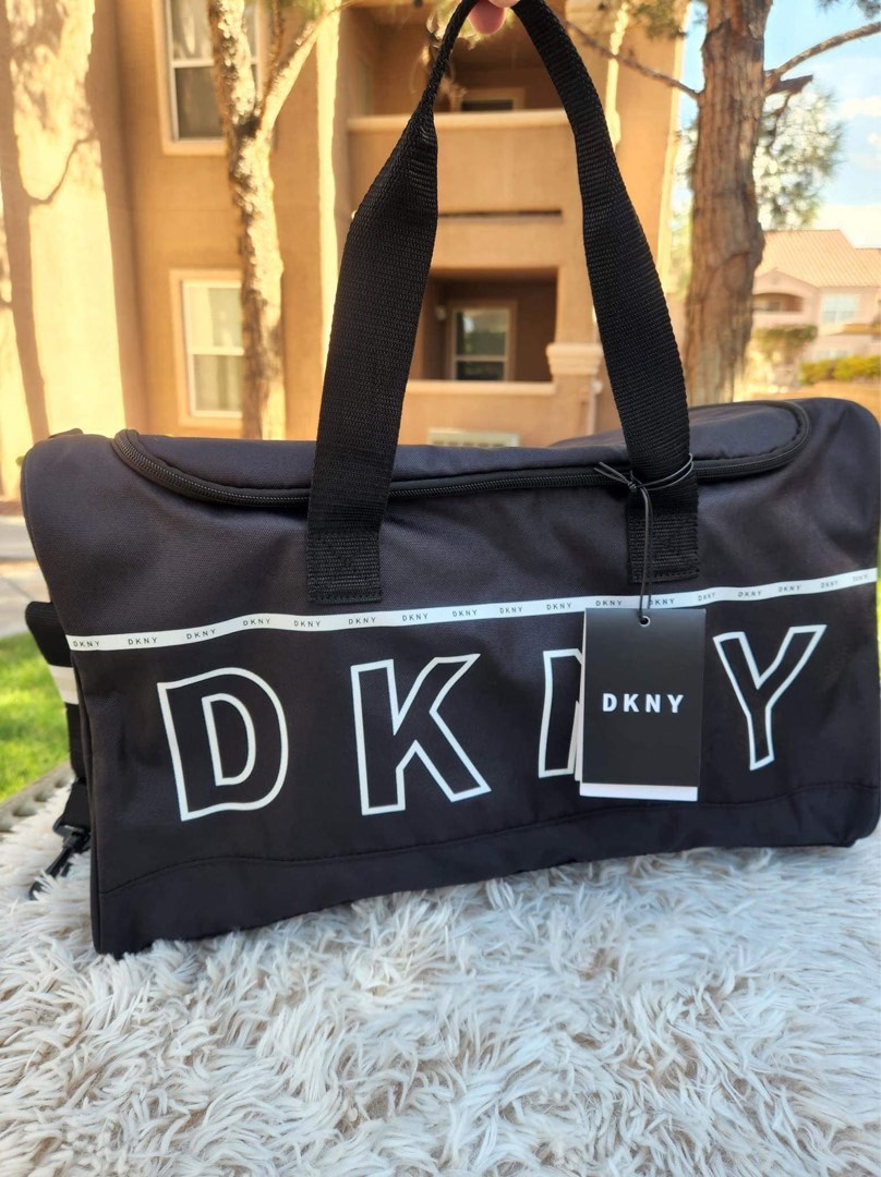 Authentic DKNY Travel Duffle Bag, Women's Fashion, Bags & Wallets
