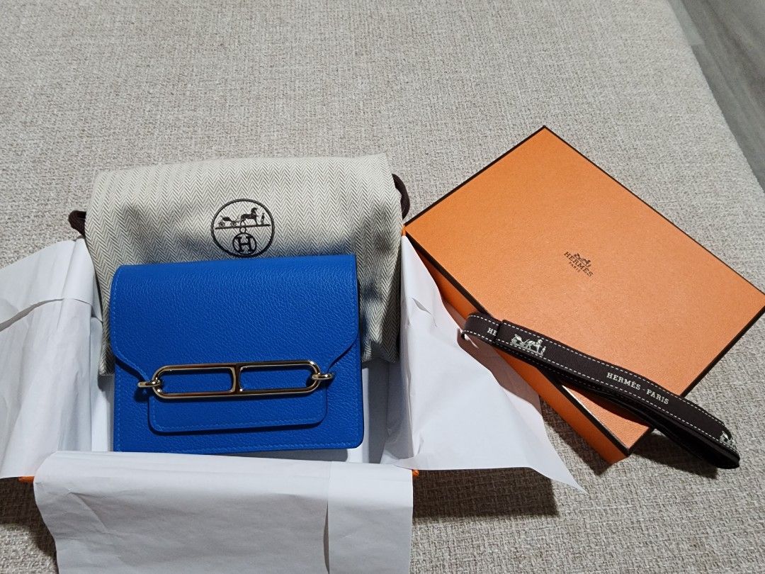 Authentic Hermes Roulis Slim Wallet, Luxury, Bags & Wallets on Carousell
