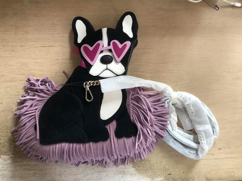 Authentic Kate spade French bulldog quirky bag, Women's Fashion, Bags